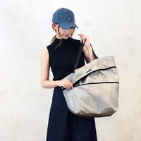 センバドー 前かごフィット拡張エコバッグ コデマリ GY 651-2163 1個（直送品）