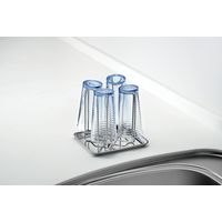 和平フレイズ SUIグート 折りたたみ式グラススタンド(4客)トレー付 SUI-6084 1個