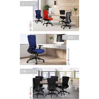 Netforce ネットフォース コモドチェア 肘付 ブルー CMD-1AR-AW 1脚（直送品）