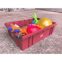 ベストコ 収納 コンテナストレージ L ワインレッド MA-3068 スタックスタック 4975970255834 1個（直送品）