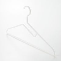 無印良品 ポリプロピレン洗濯用ハンガー 約幅45cm 3本組 1セット（60本：3本組×20） 良品計画