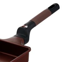 ベストコ IH 卵焼き器 15×18cm ブラウンダイヤモンドコート エッグパン ND-765 ヴォランテ 4975970252383 1個（直送品）