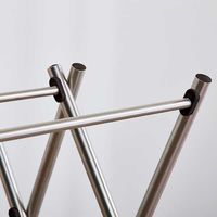 ベストコ ステンレス 小物干し 軽量 コンパクト 伸縮 ブラウン NY-234 4975970254127 1個