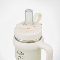 STSTB6 ハンドル付2WAYストローステンレスタンブラー 570ml PEANUTS バッジ 722196-STSTB6 1個（直送品）