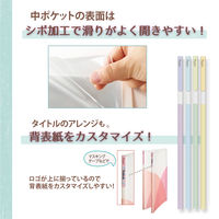 プラス PASTYクリアファイルA440ポケットソーダブルー 98414 1袋（直送品）