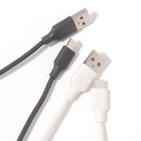 USB TypeーCケーブル 2m アイボリー 1セット（1本×6） LAKOLE/ラコレ