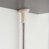 ベストコ ステンレス つっぱりキッチンラック 2段 伸縮棚 ワームグレー NY-1002 4975970253649 1個