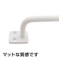 New Hikari (ニューヒカリ) アイアンバー ホワイト H30×L370 SH-IB3040W  清水 10個（直送品）