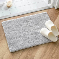 クラスアップ バスマット コスモトロン(R)45×65cm 速乾 ライトグレー 397982 1個（直送品）