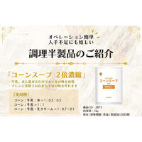 東京めいらく スジャータ 業務用レトルトコーンスープ（2倍濃縮）1kg 2873 1袋