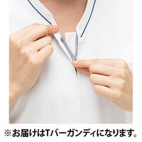ナガイレーベン 男女兼用スクラブ Tバーガンディ SS FT-4502 1枚（直送品）