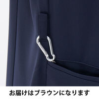 ナガイレーベン MPユニセックススクラブ ブラウン L MPA-3912 1枚（直送品）