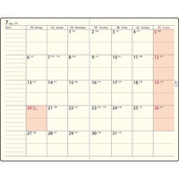 高橋書店 【2027年版】ビジネス手帳3 手帳判 片側1週間+ノート 月曜始まり 黒 50 1冊（直送品）