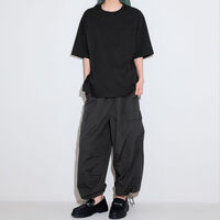 ジップ付のパッケージ入り ヘビーウエイトパックポケットＴシャツ L ブラック LAKOLE/ラコレ