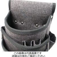 アークランズ WIZ’A 腰袋3段 WZBー004BR WZB-004BR 1セット(2個)（直送品）