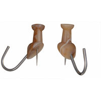 ベロス ダルマボードフックピンマブルブラウン3本 BHP-3512BR 1セット(1枚×15)