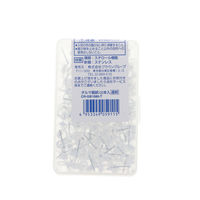 クラウングループ ダルマ画鋲 100本入 透明 CR-GB1080-T 1セット(10箱)