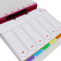 クラウングループ PPカラーインデックスA4縦 1組 CR-ID-06 1セット(1冊×15)