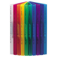 リヒトラブ パンチレスファイル A4S 橙 F-5030-4 1セット(1冊×10)