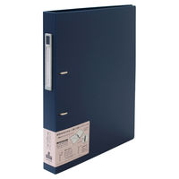 リヒトラブ Dリングファイル A4 ネイビー F-7684-11 1セット(5冊)