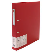リヒトラブ Dリングファイル A4 レッド F-7684-3 1セット(5冊)