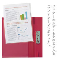 キングジム FV Zフアイル(透明) 緑 FV558Tミト 1セット(1冊×10)