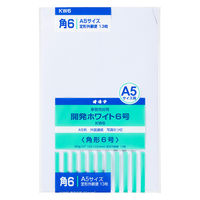 オキナ 開発ホワイト封筒 6号 KW6 1セット(10パック)