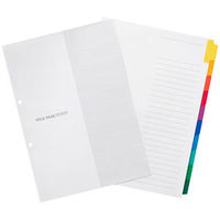 マルマン A4ラミタブ見出し 2穴10山 LT4210 1セット(10パック)