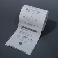 林製紙 (2801)読むワクチン 1ロール個包装トイレットペーパー 850074 1セット(100個)