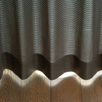 ユニベール ドーム 遮光カーテン レースカーテン セット 1000×1780mm  ダークグレー 1セット(4枚入)（直送品）