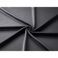 ユニベール シンプルドレープ 1級遮光カーテン 1500×1350mm  ブラック 1枚（直送品）