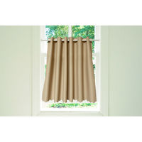 ユニベール 防炎遮光カフェカーテン 1000×450mm  ベージュ 1枚（直送品）