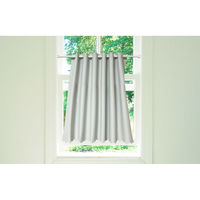ユニベール 防炎遮光カフェカーテン 1000×720mm  グレー 1枚（直送品）