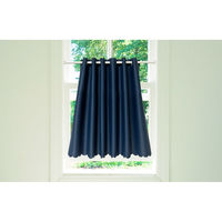 ユニベール 防炎遮光カフェカーテン 1000×450mm  ネイビー 1枚（直送品）