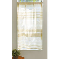 ユニベール シアリー 小窓用タックカーテン 600×1100mm  ベージュ 1枚（直送品）