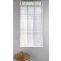 ユニベール シアリー 小窓用タックカーテン 600×700mm  ホワイト 1枚（直送品）