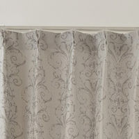 ユニベール シャロン 3級遮光カーテン 1000×2000mm  グレーベージュ 1セット(2枚入)（直送品）