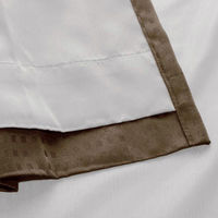 ユニベール セーブ 3級遮光カーテン 遮熱 2000×1780mm  ブラウン 1セット(2枚入)（直送品）