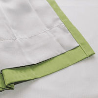 ユニベール セーブ 3級遮光カーテン 遮熱 2000×1780mm  グリーン 1セット(2枚入)（直送品）