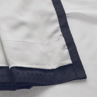 ユニベール セーブ 3級遮光カーテン 遮熱 2000×1780mm ネイビー 1セット(2枚入)（直送品）