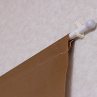 ユニベール のれん 防炎 ボウエンツートン 850×1500mm  ブラウン 1枚（直送品）