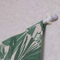 ユニベール のれん ボタニカルリーフ 850×1500mm  グリーン 1枚（直送品）