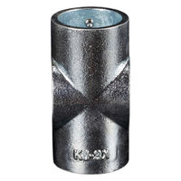 グリーンクロス 単管用ジョイント金具 Kタイプ クロス継ぎ KJ-3X 1個（直送品）