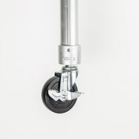 グリーンクロス 単管用ジョイント金具 Kタイプ 中キャスター付き カップ型 KSC-1C-C100 1個（直送品）