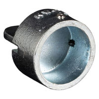 グリーンクロス 単管用ジョイント金具 Kタイプ 羽根付き エンドキャップ KW-1E 1個（直送品）