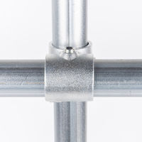 グリーンクロス 単管用ジョイント金具 Sタイプ 直交クロス継ぎ S-20-2X 1個（直送品）