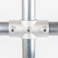 グリーンクロス 単管用ジョイント金具 Sタイプ フレームX継ぎ S-2-3X 1個（直送品）