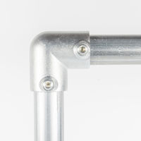 グリーンクロス 単管用ジョイント金具 Sタイプ L継ぎ エルボ S-4-2L-90 1個（直送品）