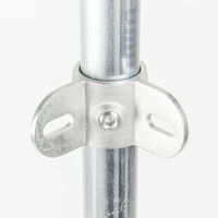 グリーンクロス 単管用ジョイント金具 Sタイプ L型 ダブル羽根付き S-8-1L 1個（直送品）