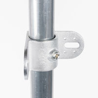 グリーンクロス 単管用ジョイント金具 Sタイプ L型 ダブル羽根付き 板留 S-8-1LB 1個（直送品）